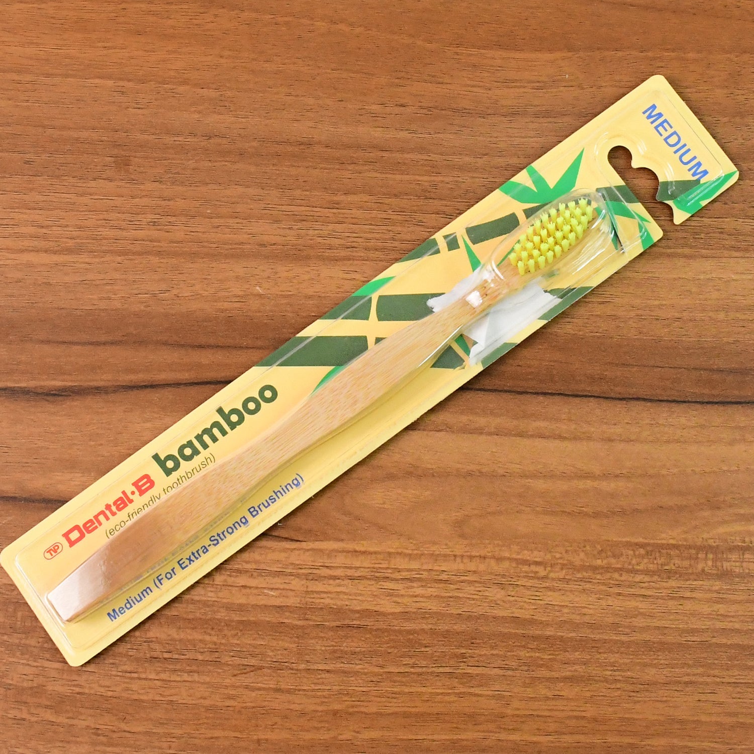 Eco-Friendly Natural Bamboo Toothbrush with Medium Bristles (1 Pc) Eco-Friendly Natural Bamboo Toothbrush with Medium Bristles (1 Pc)